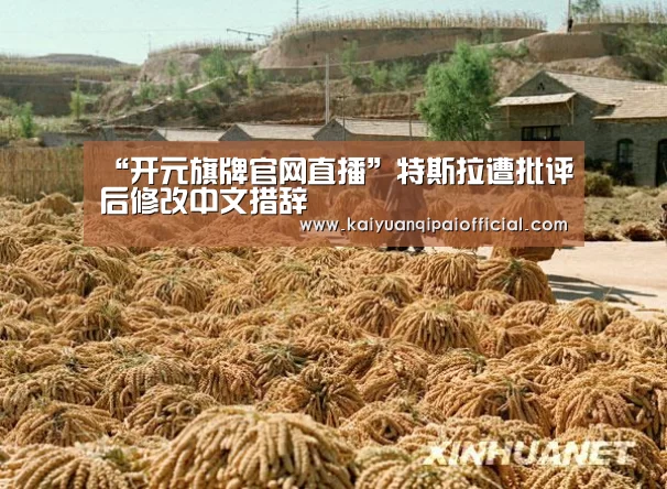 “开元旗牌官网直播”特斯拉遭批评后修改中文措辞